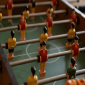Red and yellow foosball players