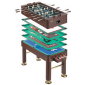 A Multigame Foosball Table Combo